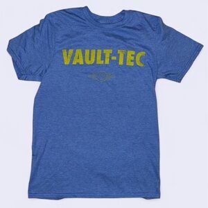 Vault-Tec Blue Graphic Tee for Men